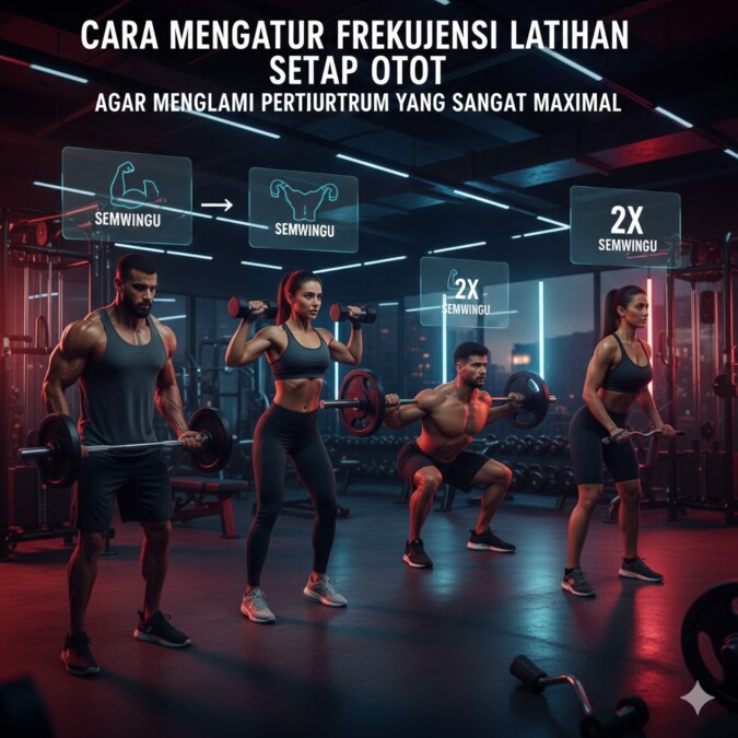 Cara Mengatur Frekuensi Latihan Setiap Otot Agar Mengalami Pertumbuhan Yang Sangat Maksimal