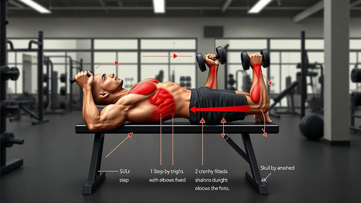 Cara-Melakukan-Gerakan-Skull-Crusher-untuk-Tricep-yang-Lebih-Besar