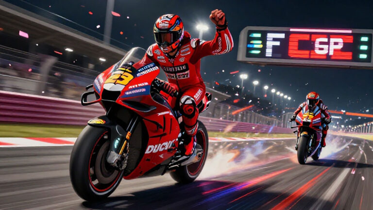 Hasil-Sprint-Race-MotoGP-Qatar-2026-Marc-Marquez-Kembali-ke-Podium-Utama