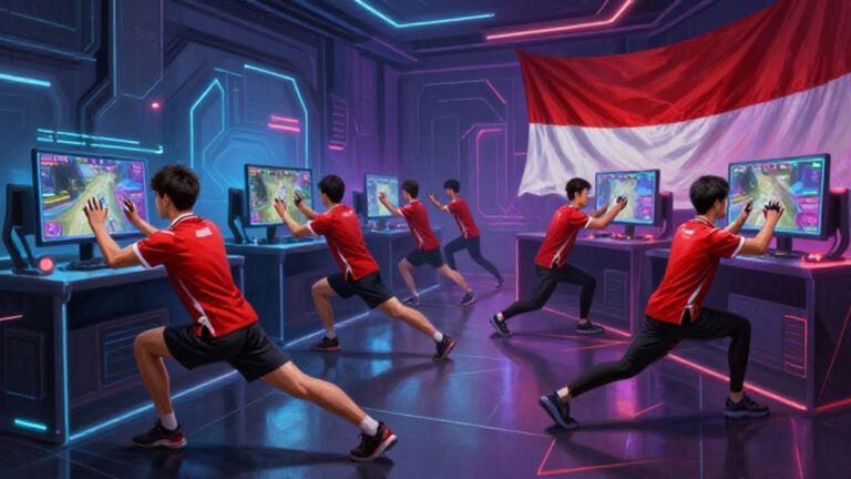 Persiapan-Fisik-Maksimal-Atlet-Esports-Indonesia-Menuju-Kejuaraan-Dunia-MLBB-Besok